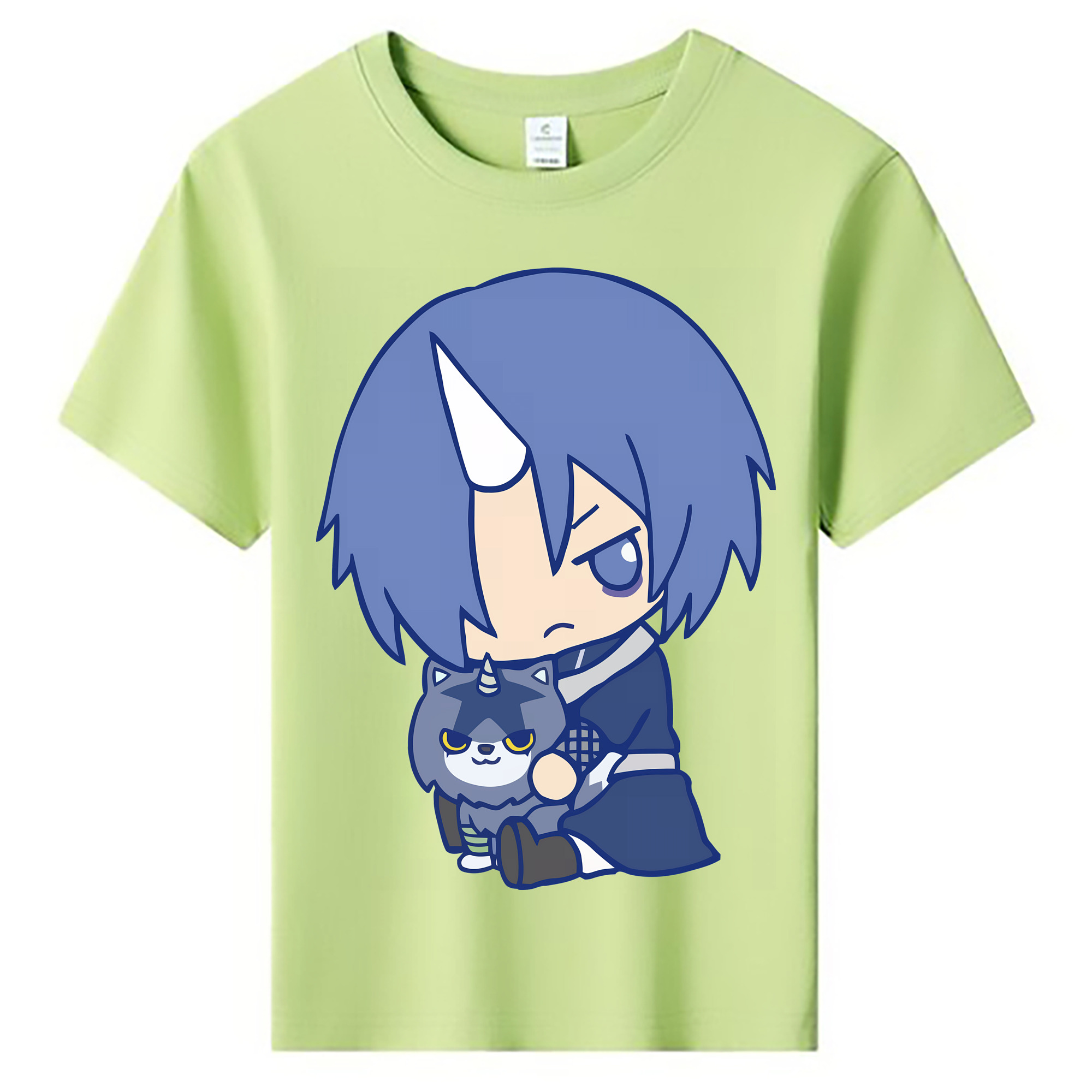 （画像用） 転スラ Regarding Reincarnated to Slime 綿100％キッズTシャツ（フロントプリント）